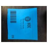 Lazzara Oxton 30 in. White and Coffee Wood Pub Height Stool with Wood Seat (Set of 2)  Customer Returns See Pictures