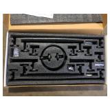 HOMEMYSTIQUE 12-Piece Bath Hardware Set with Towel Ring Toilet Paper Holder Towel Hook Towel Bar Included Wall Mount in Matte Black     Customer Returns See Pictures