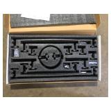 HOMEMYSTIQUE 12-Piece Bath Hardware Set with Towel Ring Toilet Paper Holder Towel Hook Towel Bar Included Wall Mount in Matte Black     Customer Returns See Pictures