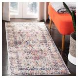 Safavieh Madison Collection MAD603R Fuchsia and Ivory (10