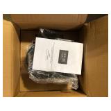 Home Decorators Collection Havenridge 27.8 in. 3-Light Matte Black Hardwired Outdoor Wall Light Lantern Sconce with Clear Glass (1-Pack)  Customer Returns See Pictures