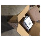 Home Decorators Collection Havenridge 27.8 in. 3-Light Matte Black Hardwired Outdoor Wall Light Lantern Sconce with Clear Glass (1-Pack)  Customer Returns See Pictures