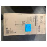 Home Decorators Collection Havenridge 27.8 in. 3-Light Matte Black Hardwired Outdoor Wall Light Lantern Sconce with Clear Glass (1-Pack)  Customer Returns See Pictures