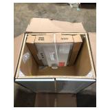 25 in. Single Sink Pearl Gray Bath Vanity with White Cultured Marble Top (Assembled) Damaged  Customer Returns See Pictures