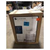 25 in. Single Sink Pearl Gray Bath Vanity with White Cultured Marble Top (Assembled) Damaged  Customer Returns See Pictures