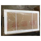 Hampton Bay Fordham 46 in. W 45000 Btu Brown Steel Propane Outdoor Fire Pit Table with Lava RocksCustomer Returns See Pictures