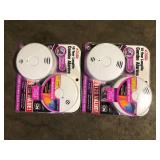 Lot of Kidde 10-Year Worry-Free Smoke and Carbon Monoxide Detector, Battery Powered with Voice Alarm (2-Pack)   Customer Returns See Pictures
