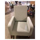 Rocking Chair with Solid Wooden Frame     Customer Returns See Pictures