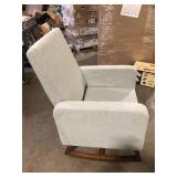 Rocking Chair with Solid Wooden Frame     Customer Returns See Pictures