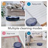 Dartwood Smart Robot Vacuum Cleaner - Wi-Fi Robot Vacuum and Mop for Easy Cleaning (Blue) - No Remote
