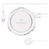 Wasserstein Smart Water, Temperature & Humidity Sensor - Audio Alarm, Simple Plug & Play (2-Pack)