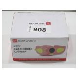 Dartwood 720P HD Kids Video Camera/Camcorder with 2.0” Color Display Screen - 32GB microSD Card Included (Pink)