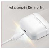 Dartwood True Wireless Dartpod Headphones | Noise Cancelling | Bluetooth - WHITE