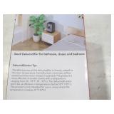 Dartwood Portable Mini Dehumidifier 1000 ml (34 oz) with LED lights for closet, bedroom, bathroom, basement, and other small or medium rooms