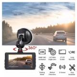 Dartwood Dash Cam with FHD 1080P, 3" LCD, 120° Wide Angle, WDR, Night Vision (NOT included SD card)