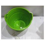 INFINITY JY17114-G CHALKBOARD BUCKET PLANTER, CERAMIC, GREEN, 8.27" X 7.68"