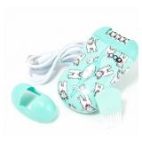 Pop Sonic Rechargeable Epilator Hair Removal Device White Dog