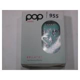 Pop Sonic Rechargeable Epilator Hair Removal Device White Dog