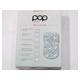 Pop Sonic Rechargeable Epilator Hair Removal Device White Dog