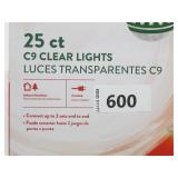 NEW 2 Pack of Holiday Living 25-Count 24-ft White Incandescent Plug-In Christmas String Lights