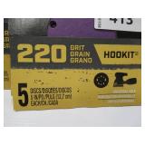 NEW 3 Pack of 3M Ultra Durable 5 inch Power Sanding Discs (5 Per Pack) - 220 Grit