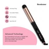 Brookstone Brookstone Powershine Pro 2 in 1 Styler - Professional Grade Straightener and Curling Iron for All Hair Types