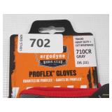 NEW Ergodyne ProFlex 710CR Cut Resistant Work Gloves, Level 4, CR Protection on Palm, Gray, 2XL