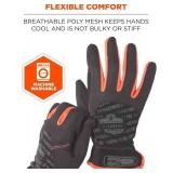 NEW Ergodyne ProFlex 815 Work Gloves, Gauntlet Cuff, Breathable Comfort, Extra Large