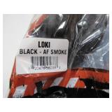 NEW 2 Pack of Ergodyne Skullerz LOKI Convertible Safety Spoggles w/ Strap -Black-AF Smoke Lens