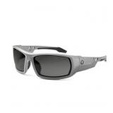 NEW 2 Pack of Ergodyne Skullerz ODIN Safety Glasses-Eye Protection Smoke Lens Matte Gray Frame