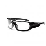 NEW 2 Pack of Ergodyne Skullerz ODIN Safety Glasses-Eye Protection Clear Lens Black Frame