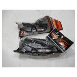 NEW 2 Pack of Ergodyne Skullerz ODIN Safety Glasses-Eye Protection Clear Lens Black Frame