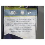 Versa-Brella XL by Sport-Brella All-Position Umbrella with Universal Clamp - Blue