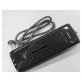 Monster Power Strip and Tower Surge Protector 10 Outlet w/ USB Ports Black 6ft