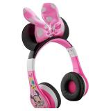 NEW eKids IHOME Minnie Mouse Headphones Adjustable Headband, Stereo Sound, 3.5Mm Jack, Wired Headphones for Kids, Tangle-Free, Volume Control, Foldable, Over Ear