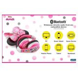 NEW eKids IHOME Minnie Mouse Headphones Adjustable Headband, Stereo Sound, 3.5Mm Jack, Wired Headphones for Kids, Tangle-Free, Volume Control, Foldable, Over Ear