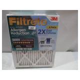 NEW 4-Pack of Filtrete Allergen Reduction Plus 2X Dust Filters 1200D - 16x20x1