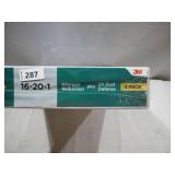 NEW 4-Pack of Filtrete Allergen Reduction Plus 2X Dust Filters 1200D - 16x20x1