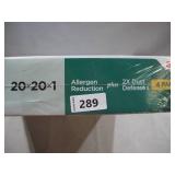 NEW 4-Pack of Filtrete Allergen Reduction Plus 2X Dust Filters 1200D - 20x20x1