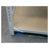 Adjustable White Metal Frame Built to Fit Onto Pallets - Perfect for Projects