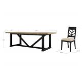 Morrison 7-piece Dining Table Set - Some Wear and Minimal Damage