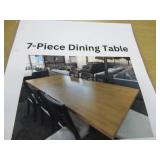 Morrison 7-piece Dining Table Set - Some Wear and Minimal Damage