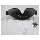 Skullerz 8991 Safety Helmet Visor - SMOKE - Anti Fog