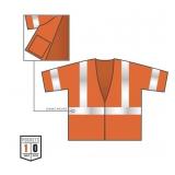 NEW Ergodyne GloWear 8310HL Economy Hi-Vis Safety Vest - Type R, Class 3, Hook & Loop - ORANGE - S/M