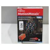 Gemmy 116207 LED Projection MotionMosaic White/Blue/Teal LED Snowman Christmas