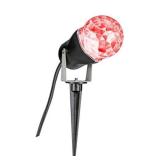 NEW Gemmy Lightshow Kaleidoscope Red Projection Stake Holiday Spotlight Light for Christmas