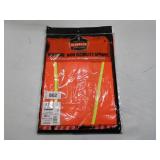 NEW GloWear 8229Z Two-Tone Hi-Vis Safety Vest - Type R, Class 2, Zipper, Economy - ORANGE L/XL