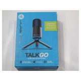 JLab Talk Go USB Microphone, USB-C Output, Cardioid or Omnidirectional,, 20Hz, 20kHz Frequency Response, Plug and Play