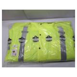 NEW Ergodyne GloWear 8384 Hi-Vis Winter Jacket Quilted Parka - Type R, Class 3 - LIME 2XL