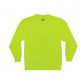 NEW Ergodyne GloWear 8091 Hi-Vis Long Sleeve T-Shirt - Non-Certified - LIME - 5XL